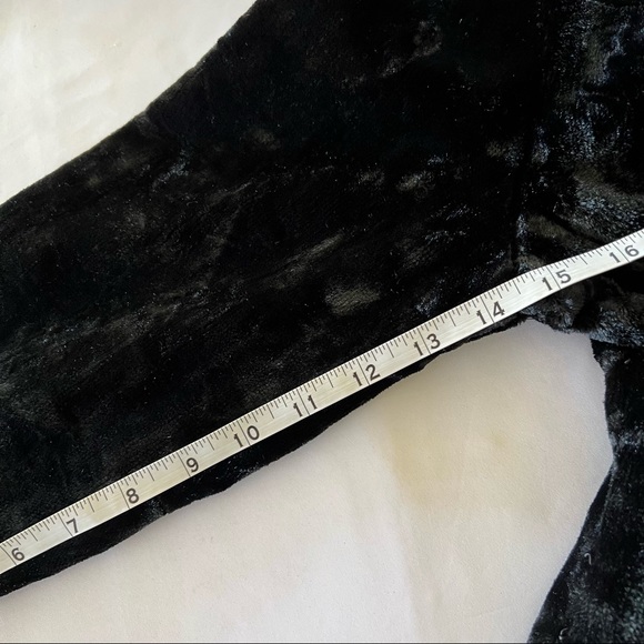 Antique Vintage Edwardian Victorian Black Velvet Opera Swing Coat Jacket - Picture 11 of 12